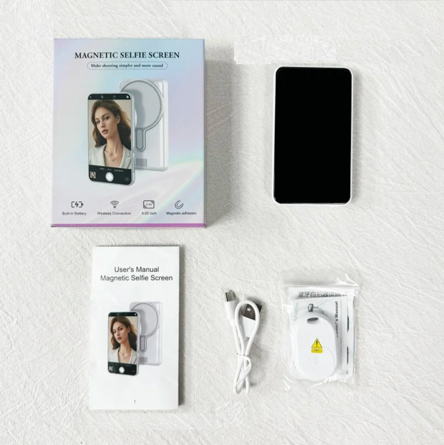 Selfie Scherm 4.0” – Draadloos & Magnetisch